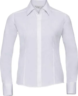 Obrázok produktu pre Russell Collection - Dámska spoločenská košeľa s dlhým rukávom PC5800 (48 DE) (Biela)