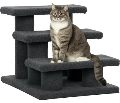 Produktbild von Tiertreppe Katzentreppe Hundetreppe Treppe für Katze und Hunde 3 Stufen