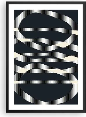 Produktbild von Gerahmtes Poster - Schwarzer Rahmen - Abstraktion künstlerisch kreativ - 50x70 cm - Wand Bild - Wanddeko - Wandbilder - Kunstposter - Wandposter - Bilderrahmen - Bilder - Kunstdruck - P2BPA50x70-4943