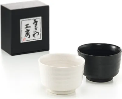 Produktbild von Matcha-Schale "Yoru & Hiru" Keramik, 2-fach 0,18 l