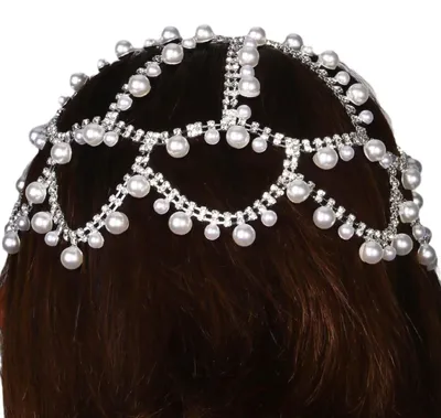 Produktbild von Solidchoice – Vintage-Boho-Kopfkette mit Perlendesign für Damen