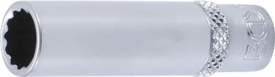 Produktbild von Steckschlüssel-Einsatz Zwölfkant, tief | Antrieb Innenvierkant 6,3 mm (1/4") | SW 9 mm