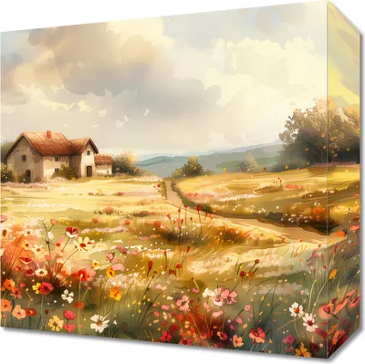 Produktbild von Bild 30x30cm Idylle Haus