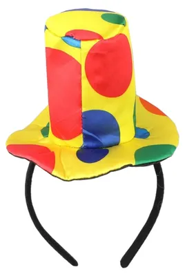 Productafbeelding van Elzusha - Clown Hoofdband met Polkadots en Vlinderdas