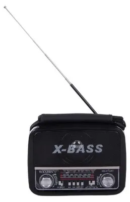 Obrázek produktu pro Verk 27543 Přenosné analogové rádio FM/M/SD, USB, AUX, SD, MP3, černé
