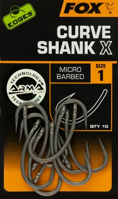 Produktbild von Fox Edges Curve Shank X - 10 Karpfenhaken, Größe:4