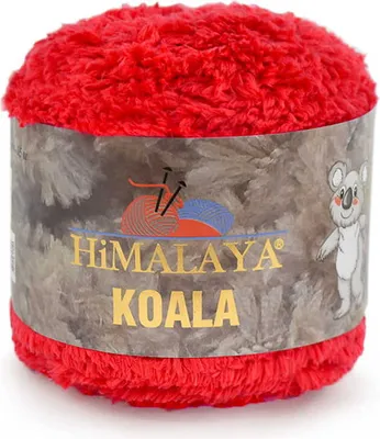 Produktbild von Himalaya Koala Garn, , 100% Mikro-Polyester, 100m/100g, Rot-Töne, plüschig