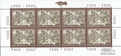 Produktbild von Briefmarken Schweiz 2002 Mi 1807 Kleinbogen (kompl.Ausg.) postfrisch Wertzeichendruckerei
