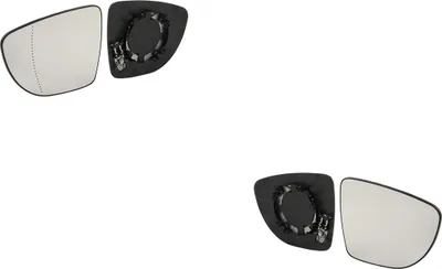 Produktbild von Spiegelglas passend für Renault Clio 11/2012- Set links rechts 963669996R 963654973R Johns