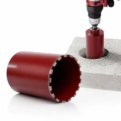 Produktbild von Mucola Diamantbohrkrone Kernbohrgerät Kernbohrer Bohrkrone Bohrer Lochsäge Ø220 mm Nass und Trocken