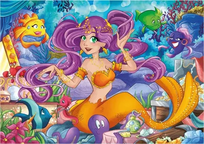 Obrázok produktu pre Puzzle 104 dielikov Clementoni - Krásna morská panna