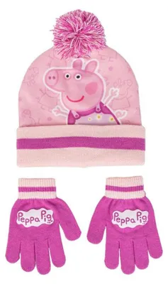 Produktbild von Cerda Group Peppa Pig Mütze 2 Stücke Rosa Mann Rosa One Size