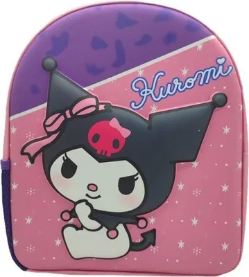 Obrázek produktu pro 3D batoh Kuromi, velikost 30 cm, roztomilý design pro děti