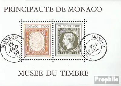 Produktbild von Briefmarken Monaco 1992 Mi Block56 (kompl.Ausg.) postfrisch Briefmarkenmuseum