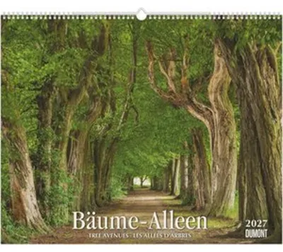 Produktbild von DUMONT Wandkalender Bäume-Alleen 2027, Naturfotografien, 52 x 42,5 cm