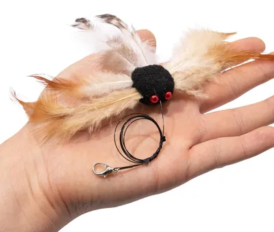 Produktbild von Spielanhänger für Katzenangel · Katzenangel-Aufsatz · Spinne mit Federbeinchen