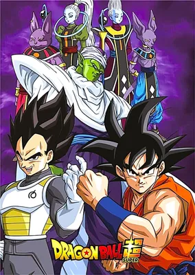 A group of anime characters are depicted in a promotional image.