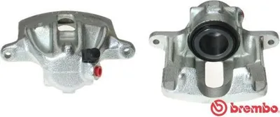 Image de Étau de frein avant gauche, diamètre 48 mm, compatible avec les modèles BMW 3 Berline (E30), 3 Cabriolet (E30), 3 Touring (E30) et Z1 Roadster. Référence : BREMBO F 06 002