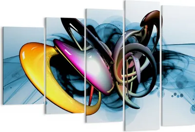 Produktbild von Bild auf Leinwand - Leinwandbild - Cyberspace Abstraktion Modell - 150x100cm - Wand Bild - Wanddeko - Leinwanddruck - Bilder - Kunstdruck - Leinwand bilder - Wandkunst - EG150x100-2347