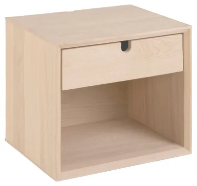 Obrázek produktu pro AC Design Century, Noční stolek, Dub, 1 zásuvka/zásuvek, 1 police/polic, 370 mm, 320 mm