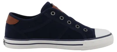 Produktbild von Mustang Damen Sneaker Baumwolle sportlich Slipper 26M0242004, Größe:38 EU, Farbe:Blau
