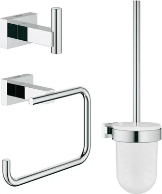 Produktbild von Grohe Essentials Cube - Súprava doplnkov, chróm 40757001