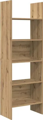 Obrázok produktu pre vidaXL Artisan dubová knižnica 60 x 35 x 180 cm materiál na báze dreva