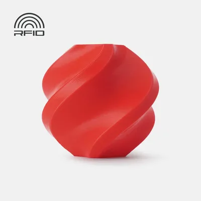 Produktbild von Bambu Lab PLA Basic Filament mit Spule 1kg Refill Rot