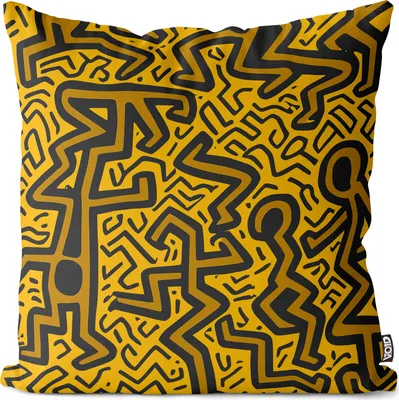 Produktbild von VOID Ethno Afrika Muster Tribal Grafik Kissenbezug Kissenhülle sofa couch wohnzimmer dekoration wasserfest Outdoor Garten Kissen bezug deko