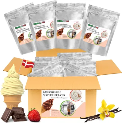 Image de Vanille française Low Carb Glace Poudre Vegan sans sucre, sans lactose 100 kg