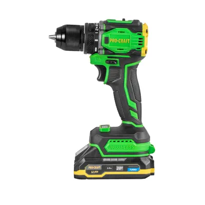 Produktbild von Procraft PA18Pro Akku Bohrschrauber 20 V 30 Nm Brushless + 1x Akku 1,5 Ah + Ladegerät + Koffer