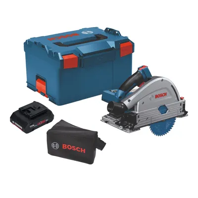 Obrázok produktu pre Bosch GKT 18V-52 GC Professional akumulátorová ponorná píla 18 V 140 mm BITURBO Brushless + 1x akumulátor ProCore 4,0 Ah + modul pripojenia + L-Boxx - bez nabíjačky