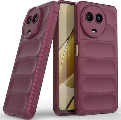 Immagine prodotto di Custodia per Realme 11 5G Custodia protettiva in silicone TPU morbido antiurto Borgogna