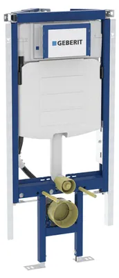 Immagine prodotto di Geberit Duofix, élément pour WC suspendu, 112 cm, avec chasse d'eau à encastrer Sigma 12 cm, solution d'angle, 111.390.00.6, 111.390.00.6