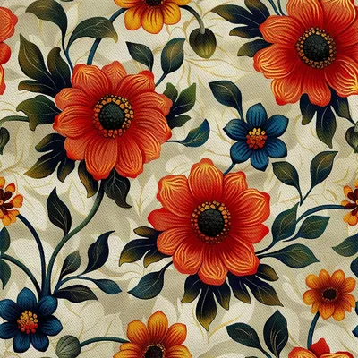 Productafbeelding van Buitenkussens Oxford - Motief: Bloemen I DX5526