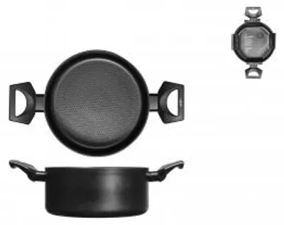 Immagine prodotto di H&H Casseruola 2 Manici All Blacks Cm 20