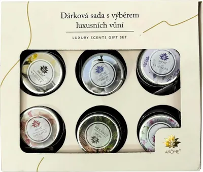 Produktbild von ARÔME Kerzenset mit Wunschblumen, Mix aus 6 Düften, 24 Stück