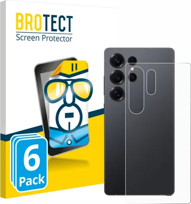 A product shot of screen protectors for a Samsung Galaxy S25 Ultra, with packaging and a graphic representation of a phone.