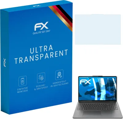 Produktbild von atFoliX FX-Clear 2x Schutzfolie kompatibel mit Lenovo Yoga 7i (Gen 8 16 Inch) Displayschutzfolie