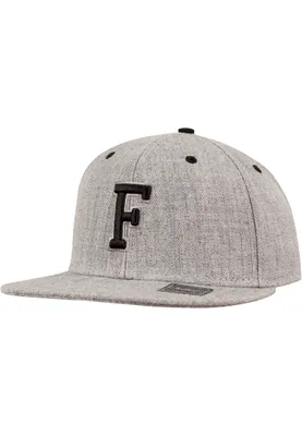 Produktbild von Urban Classics LETTER Snapback Cap - F heather grau M/L