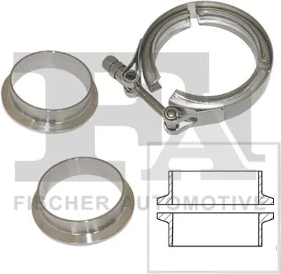 Produktbild von FA1 Sortiment Klemmschelle 008-508 76mm
