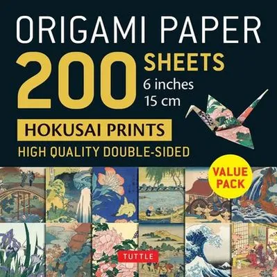 Obrázek produktu pro Origami papír 200 listů Hokusai Prints 6" (15 cm)