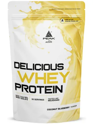 Immagine prodotto di Delicious Whey Protein - 900g : Frullato al cocco I Proteine I Proteine I Miscela di proteine (concentrato di siero di latte I isolato di siero di latte) I Frullato - Consistenza