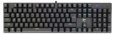 Productafbeelding van Gamingtoetsenbord met 25 toetsen, anti-ghosting, metaalbasis en RGB-achtergrondverlichting, USB 2.0, zwart
