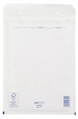 Produktbild von 50x AROFOL CLASSIC Luftpolstertaschen 6/F-16W 220x340mm für A4+ weiß