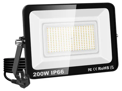 LED-Schijnwerfer 200W 20000LM IP66 warmweiß 3000K