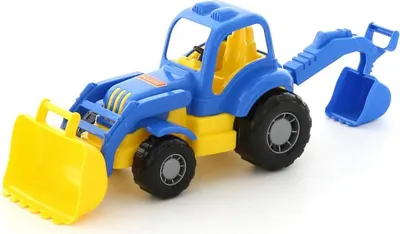 Produktbild von WADER Traktor Bagger „Esel“ Blau