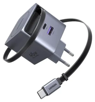 Obrázek produktu pro Ładowarka Ugreen X614 (65822) GaN 45W 2x USB-C gwiezdna szarość
