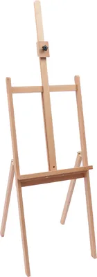 Produktbild von Atelierstaffelei Staffelei Feldstaffelei Artist Kofferstaffelei Faltbar Leinwand Halter Dreifuss Stand aus Buche 198cm
