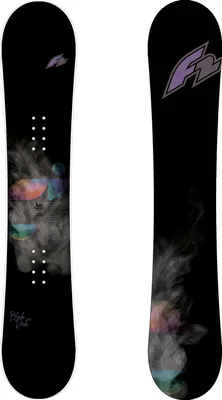Produktbild von F2 Damen Snowboard Black Deck Freeride/Freestyle 152cm Schwarz